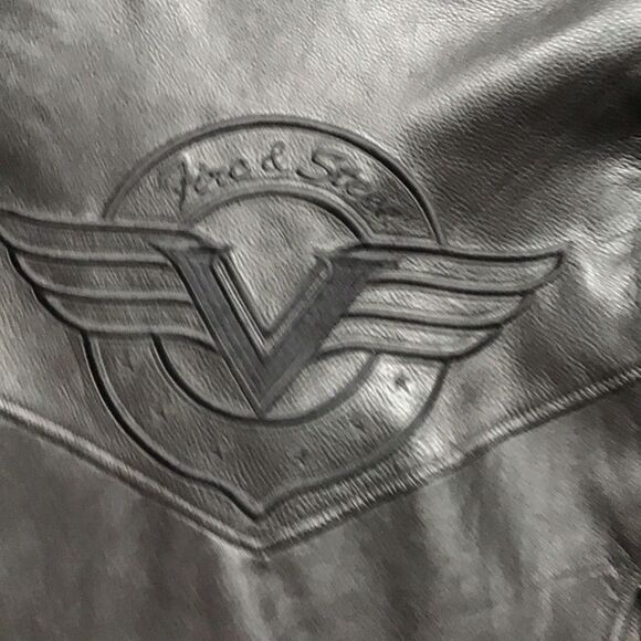 Motorcycle Jacket Double Riders Vintage Leather Coat Heavyweight Thick Belt L - Picture 7 of 7